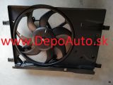 Fiat GRANDE PUNTO 05- ventilátor chladičou 1,2i-1,4i s AC