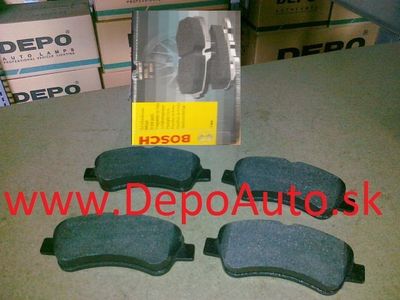 Daewoo NUBIRA 6/97-7/99 predné platničky Sada /BOSCH /