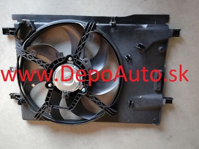 Fiat GRANDE PUNTO 05- ventilátor chladičou 1,2i-1,4i s AC